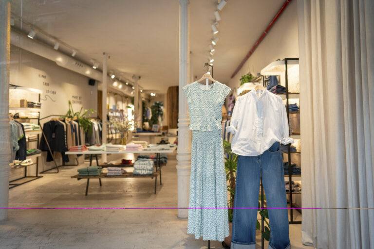 Arquitectura interior, inmobiliaria, publicidad, tienda de ropa