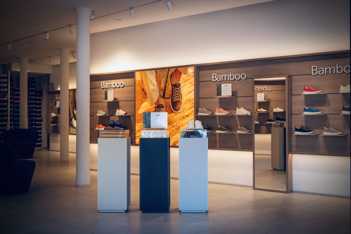 Tienda de ropa, interior, arquitectura